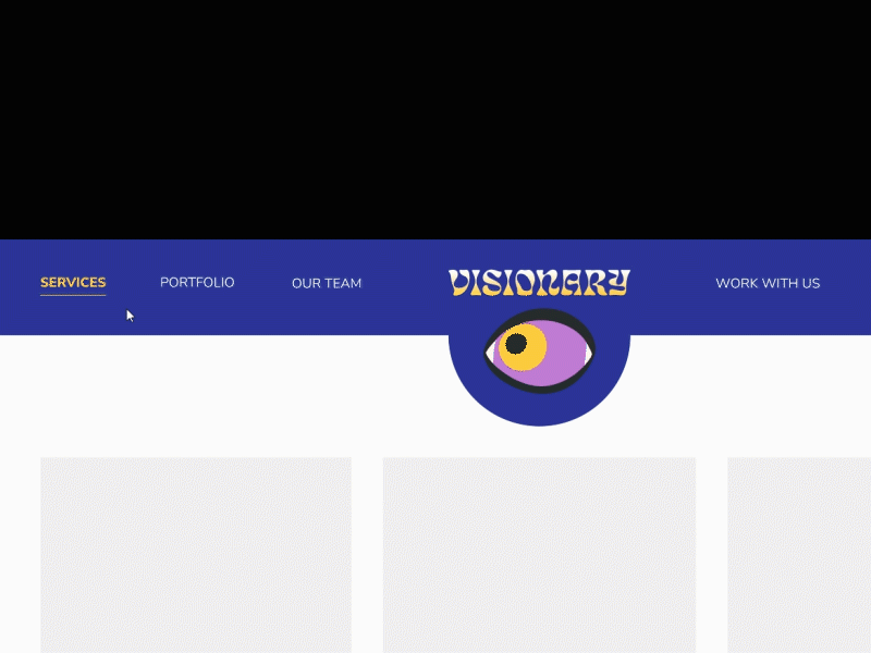 Daily UI 053: Header Navigation animated gif daily 100 challenge daily ui daily ui 053 dailyui dailyui 053 dailyuichallenge header navigation navbar ui