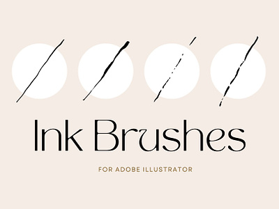 Ink Brushes for Adobe Illustrator