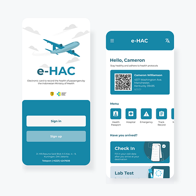 eHac UI Design app design minimal ui ux