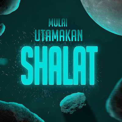 shalat poster flyer poster poster art poster design