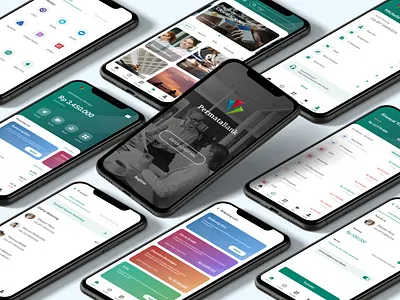 PermataMobile X Redesign bank bank app bankingapp figma uiux