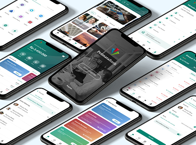 PermataMobile X Redesign bank bank app bankingapp figma uiux