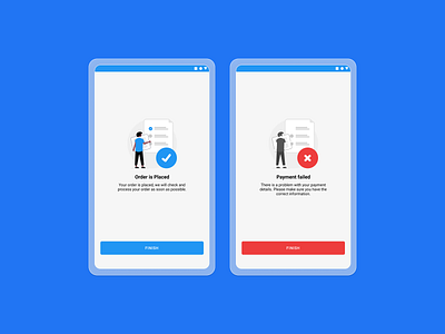 Result page design app design flat illustration materialdesign result status typography ui ux