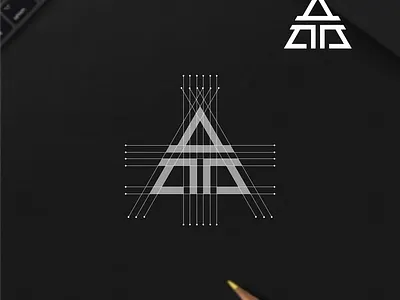 AT monogram logo art branding clean design graphic design icon illustration logo typography vector