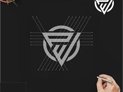 PW monogram logo branding clean design graphic design icon illustration illustrator logo typography vector