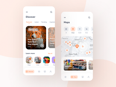 Cuddly - Pet Care App app design design app mobile app mobile ui pet pet care pets petshop petstore product product design prototype ui ui ux ui design uidesign uiux user interface ux design