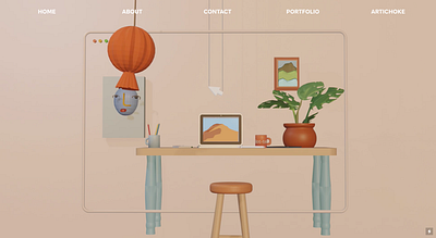 Online Portfolio Website 3d art blender branding design graphicdesign online portfolio website