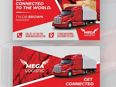 Logistic Business Card air card cargo carriage company conveyance domestic export shipping