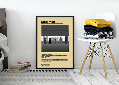 Mad Men Minimalist Poster mad men minimalist design minimalist poster poster wall art