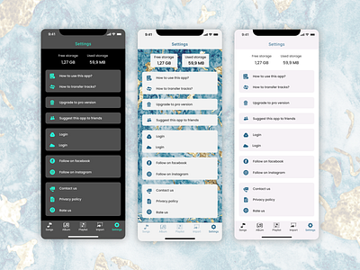 Daily UI Challenge 007 (Settings) daily ui design mobile app