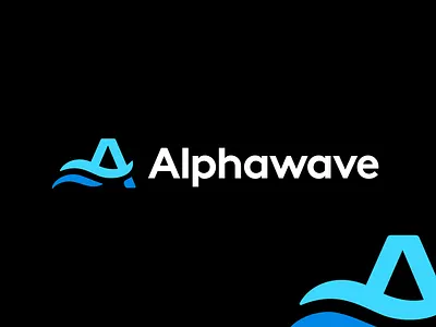 A Logo Design - Waves / Ocean / Water / A monogram a a logo brand branding creative logo crypto logo design icon icons letter a lgoo loog lgo logo logodesign logotype logotipo logp lpgo brabding modern logo monogram symbol tech logo unique logo