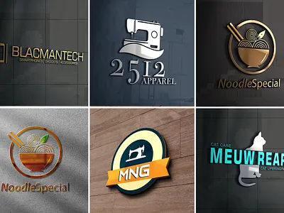 logos6 branding design icon illustration logo minimal mockups