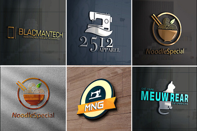 logos6 branding design icon illustration logo minimal mockups