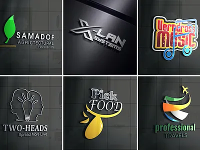 logos4 branding design icon illustration logo minimal mockups