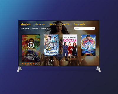 #DailyUi025 TV APP 025 design tv app ui ui design uidesign web