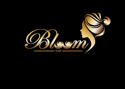 Bloom logo brand branding logo product design typography vector