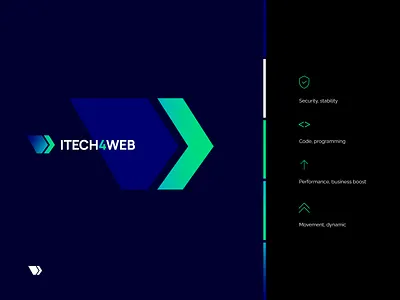 i4w Logo brand brand identity branding branding agency branding and identity branding design color palette dark colors flat icon information technology logo logo mark marketing typography ui vector web web studio webdesign