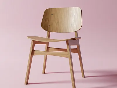 3D Chair Model 3d 3d art 3d asset 3d chair blender blender 2.8 blender 3d blender cycles blender guru cycles render designer furniture interior low poly art simple