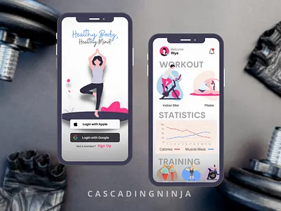 World Health Day '21 ( Workout App UI Design) branding design illustration illustration art minimal ui ui design uiux designer uiuxdesign uxdesigns