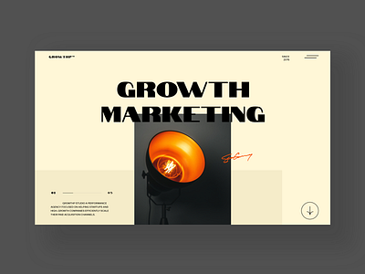 Growthp Website Design design marketing minimal shot ui ux web website