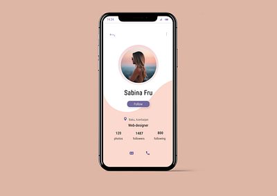 User Profile appdesign daily 100 challenge daily ui dailyui dailyui006 desktop profile profile page typography userprofile vector