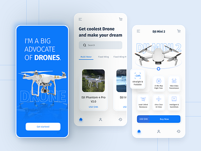 Drone App Ui design agency app design app ui branding creativepeoples dailyui drone drone app drone shop drone website drones ecommerce ecommerce business ecommerce design landign page mobile mobile app mobile design ui ux web design