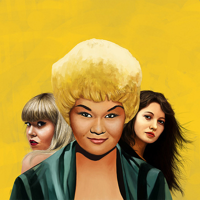 Etta James digital illustration digital painting illustration ilustraciondigital ilustración pintura digital