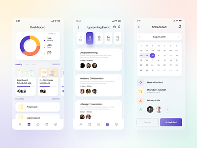 Task Management App app dashboard design design glass effect glassmorphism low fidelity mobile app mobile app design prototype ui uidesign user experience user interface design user persona userinterface ux