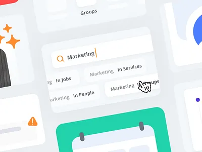 Social Media Illustrations branding calendar cards design drawing facebook hashtag illustration instagram like linkedin profile search tag timeline twitter ui vector