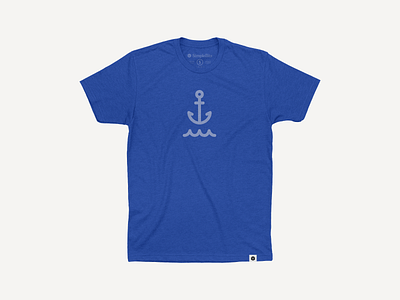 New Anchor Tee anchor icon simplebits tshirt