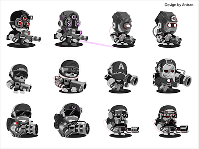 character - game design by Antran branding game gamemobile illustration illustrator mobile ui vietnam