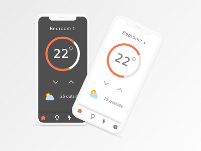 Daily UI Challenge 021 - Home Monitoring Dashboard app dailyui design smart home ui