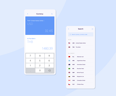 UI Design Challenge - FX Calculator ecommerce exchange money money app ui ux