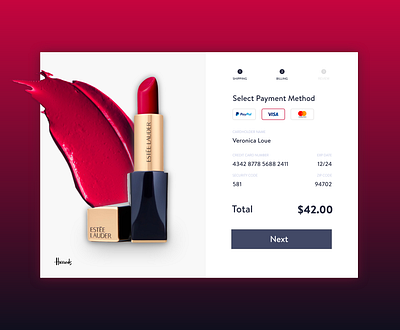 Daily UI - Credit Card Checkout checkout ecommerce web