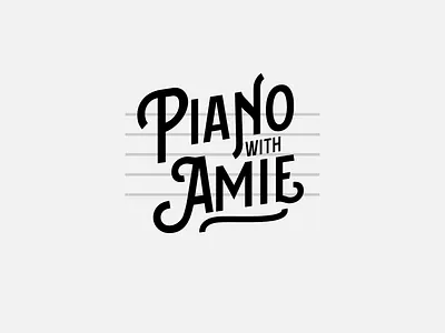 Piano badge brand identity branding class identity lettering logo logo design music piano piano logo type typography vector