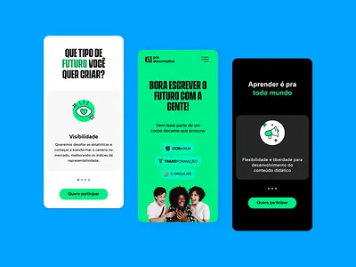 Pós Descomplica — Mobile design interface mobile ui ui ux ui design ux