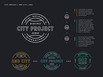 Unused Mercy College Logos badge brand brand guide brand kit branding church city food globe illustration local logo mid century missions moodboard print restaurant retro style guide vintage