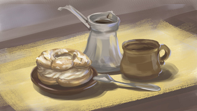 Still nature material study. art design drawing food food and drink food illustration illustration painting photoshop sketch study