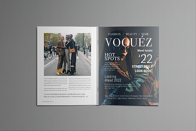 Vogue magazine template graphic design indesign magazine magazine design print template vogue