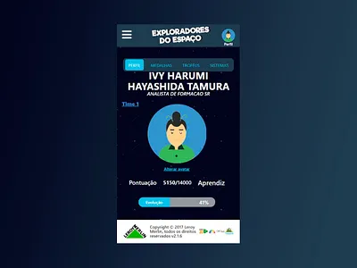 Leroy Project #1 app gamification system training ui uiux ux