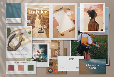 The Ultimate Moodboard Kit businesscard collage color swatches kit kodak moodboard moodboard kit moodboard template pantone photoshop polaroid template template design templates