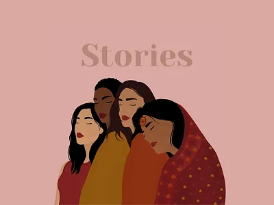 Stories Illustration art artwork design digital digital art digital illustration flat icon illustration illustrator minimal typography vector vector art