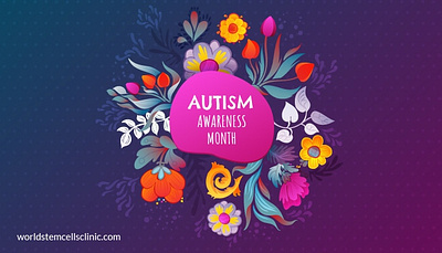 Autism Awareness Month design icon illustration