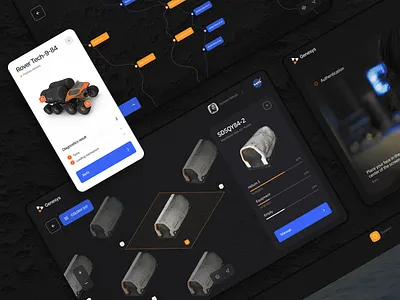 Moon base. Project Genesys - part 1 concept interface moon space ui user experience ux