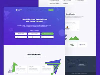 Software Landing Page design landing page marketing sms sms app sms design sms marketing sms software software ui ux
