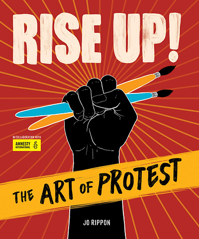 The art of protest design icon illustration logo