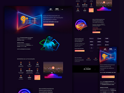 Congresso Brasileiro de Inovação branding ui design uxdesign website