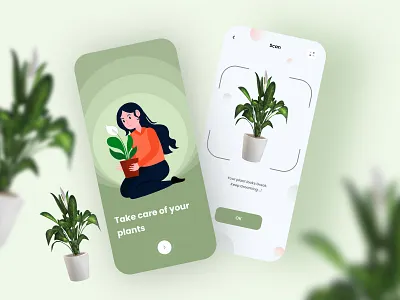 Plant Management app UI adobe xd adobexd app design branding design design figma logo ui design uidesign uiux webdesign