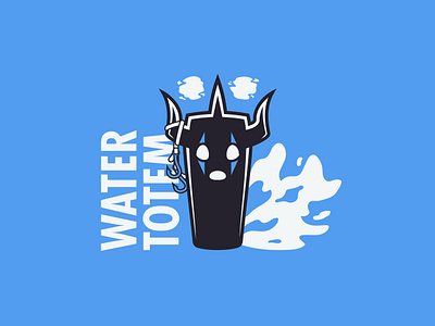 Water Totem - 156/365 hooks illustrations magic set spalsh vector