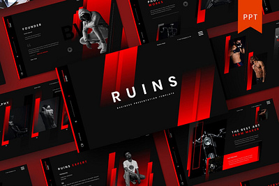 Ruins – Business PowerPoint Template clean colorful company corporate google slides keynote modern multipurpose multipurpose template photography pitchdeck portfolio powerpoint presentation studio template unique web design web development website